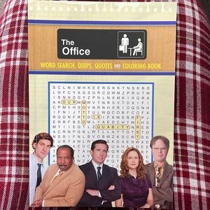 The Office Word Search, Quips, Quotes and Coloring Book- NWT